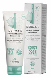 Derma E Natural Mineral Sunscreen - SPF 30